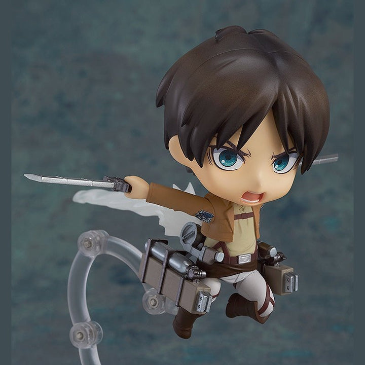 Good Smile Attack On Titan Eren Yeager Survey Corps Version Nendoroid Action Figure