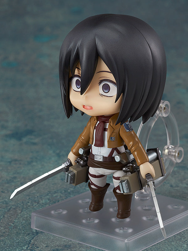 Good Smile Attack On Titan Mikasa Ackerman Survey Corps Version Nendoroid Action Figure