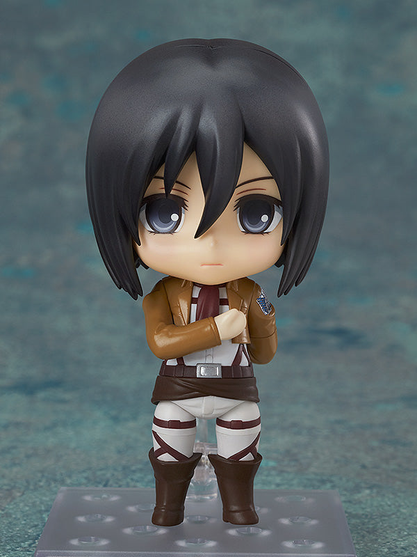 Good Smile Attack On Titan Mikasa Ackerman Survey Corps Version Nendoroid Action Figure