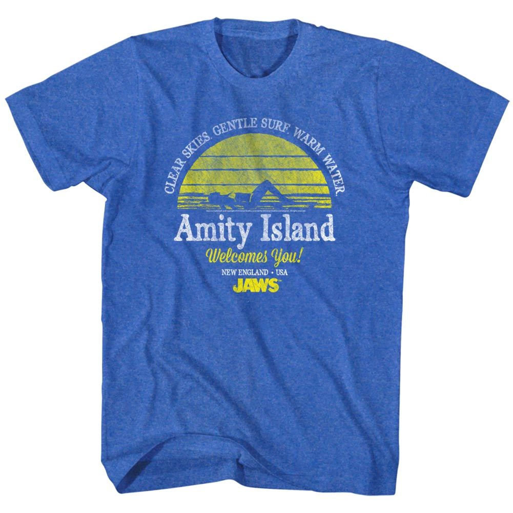 Jaws - Clear Skies - Short Sleeve - Heather - Adult - T-Shirt