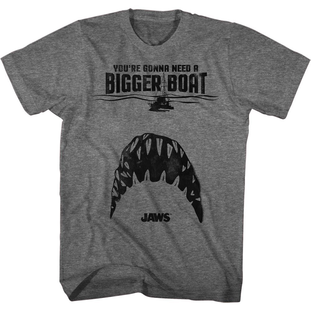 Jaws - Teeth - Short Sleeve - Heather - Adult - T-Shirt