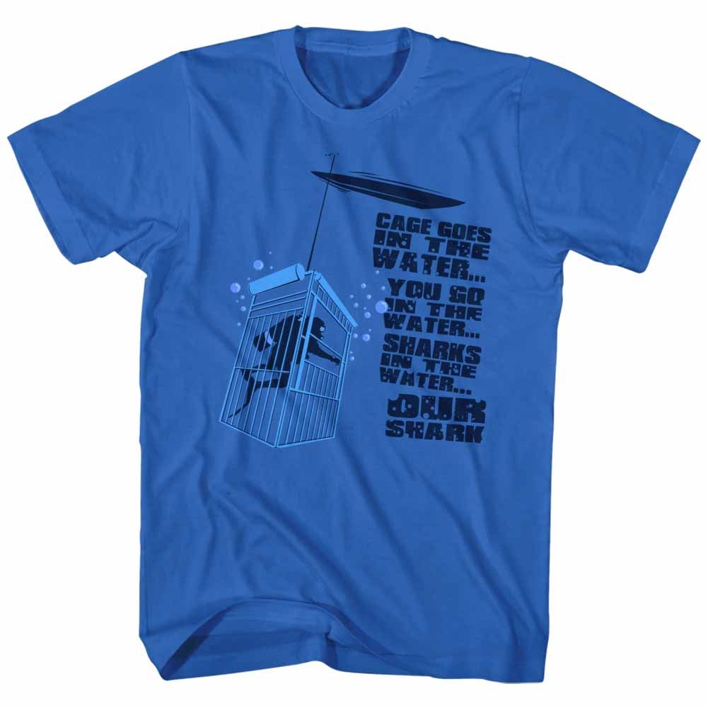 Jaws - Cage In The Water - Short Sleeve - Adult - T-Shirt