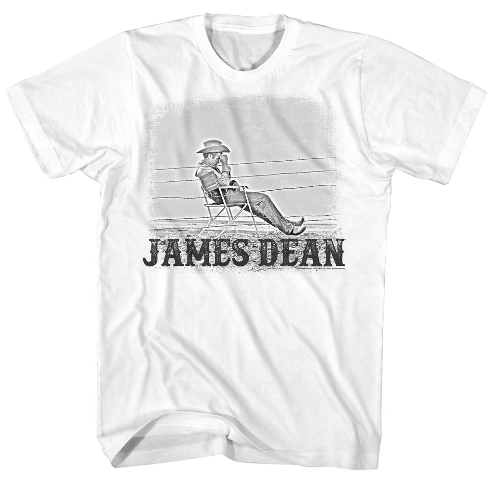 James Dean - Chair Fence - Short Sleeve - Adult - T-Shirt