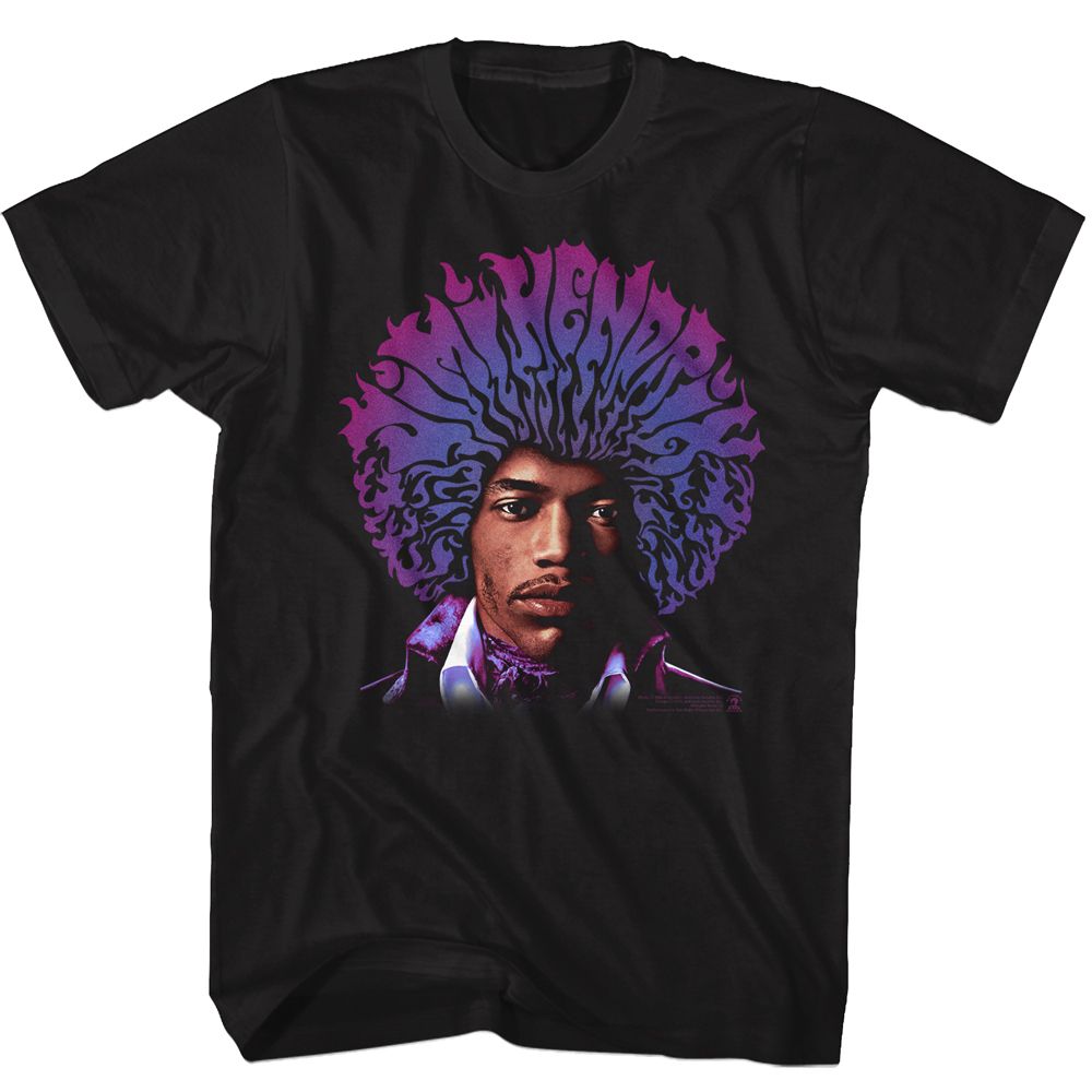 Jimi Hendrix - Name Fro - Short Sleeve - Adult - T-Shirt