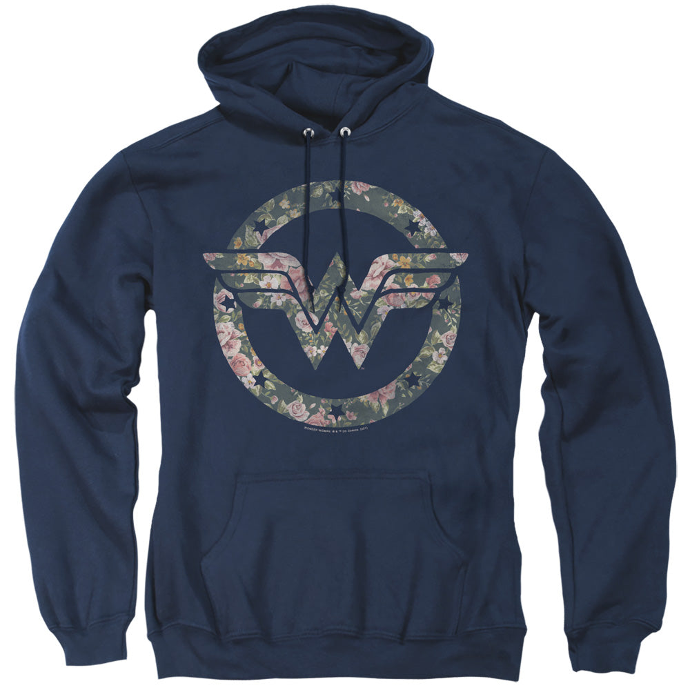 DC Comics - Wonder Woman - Floral Logo - Adult Pullover Hoodie