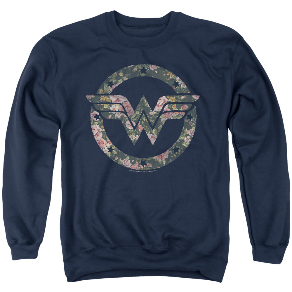 DC Comics - Wonder Woman - Floral Logo - Adult Sweatshirt