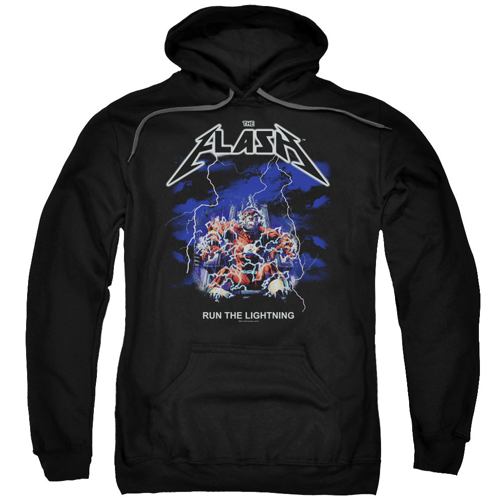 DC Comics - Flash - Run The Lightning - Adult Pullover Hoodie