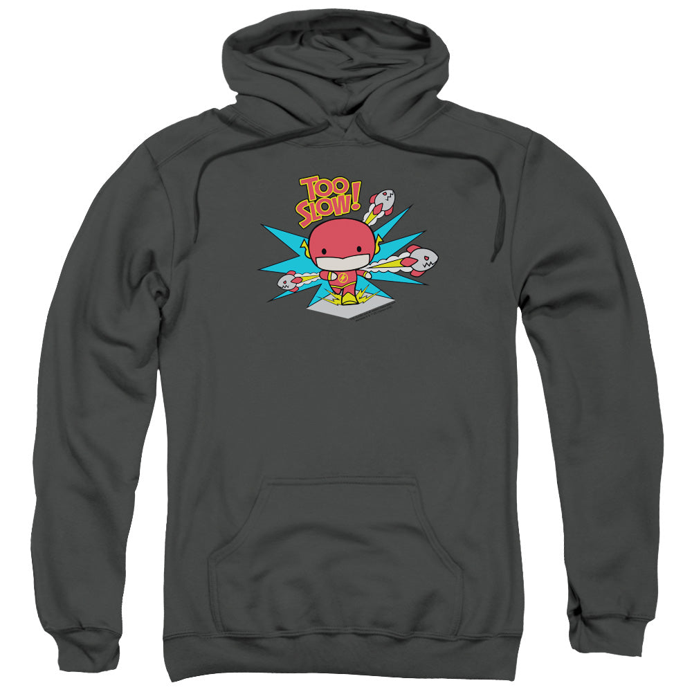 DC Comics - Flash - Too Slow - Adult Pullover Hoodie