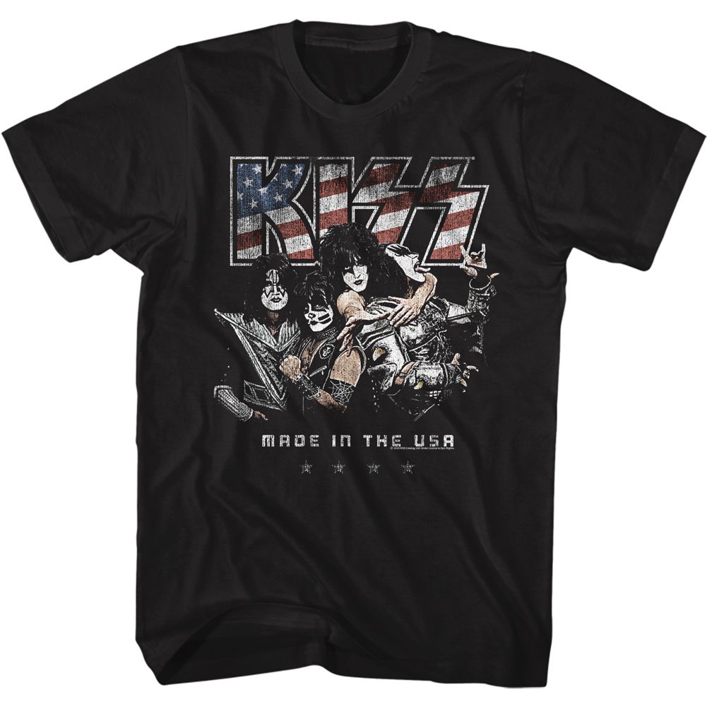 KISS - Amerikiss - Short Sleeve - Adult - T-Shirt