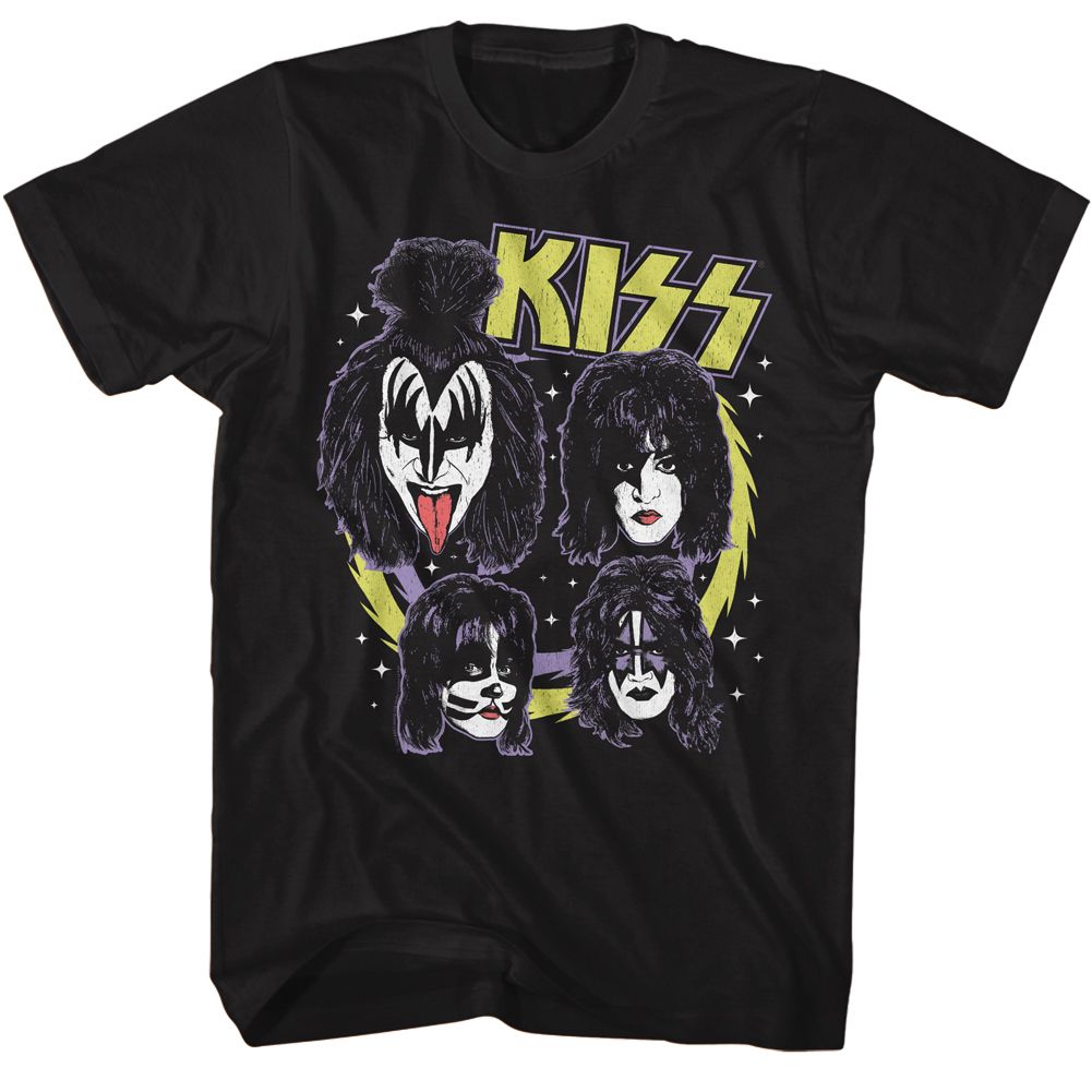 KISS - Spike Circles - Short Sleeve - Adult - T-Shirt