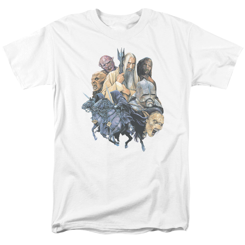 The Lord of The Rings - Collage Of Evil - Adult T-Shirt