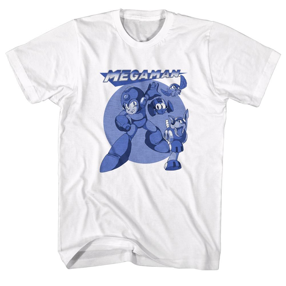 Mega Man - Mega Blues - Short Sleeve - Adult - T-Shirt