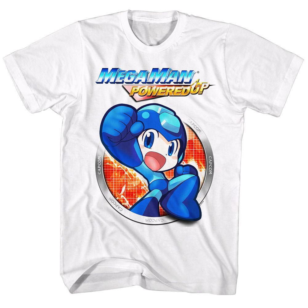 Mega Man - Powered Up - Short Sleeve - Adult - T-Shirt