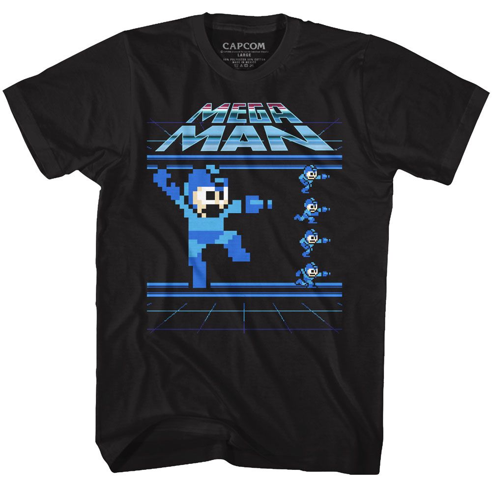Mega Man - Megamen - Short Sleeve - Adult - T-Shirt