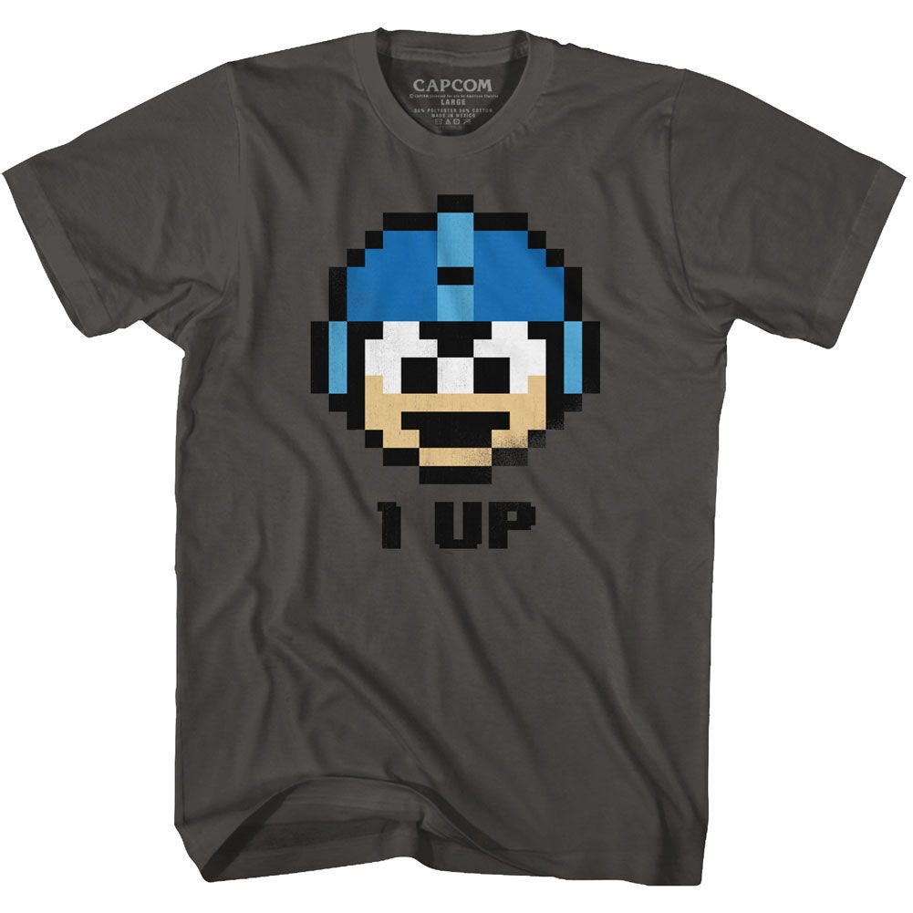 Mega Man - One Up - Short Sleeve - Adult - T-Shirt