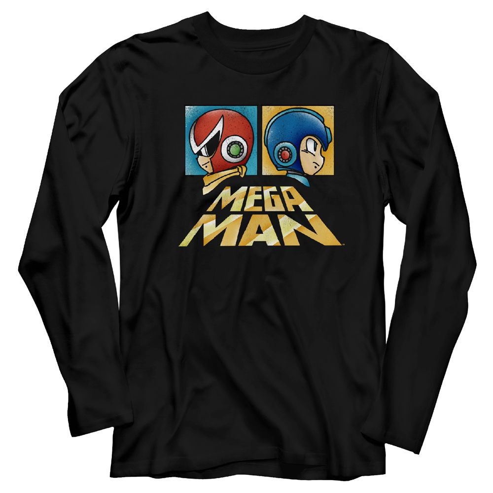 Mega Man - Boxy - Long Sleeve - Adult - T-Shirt