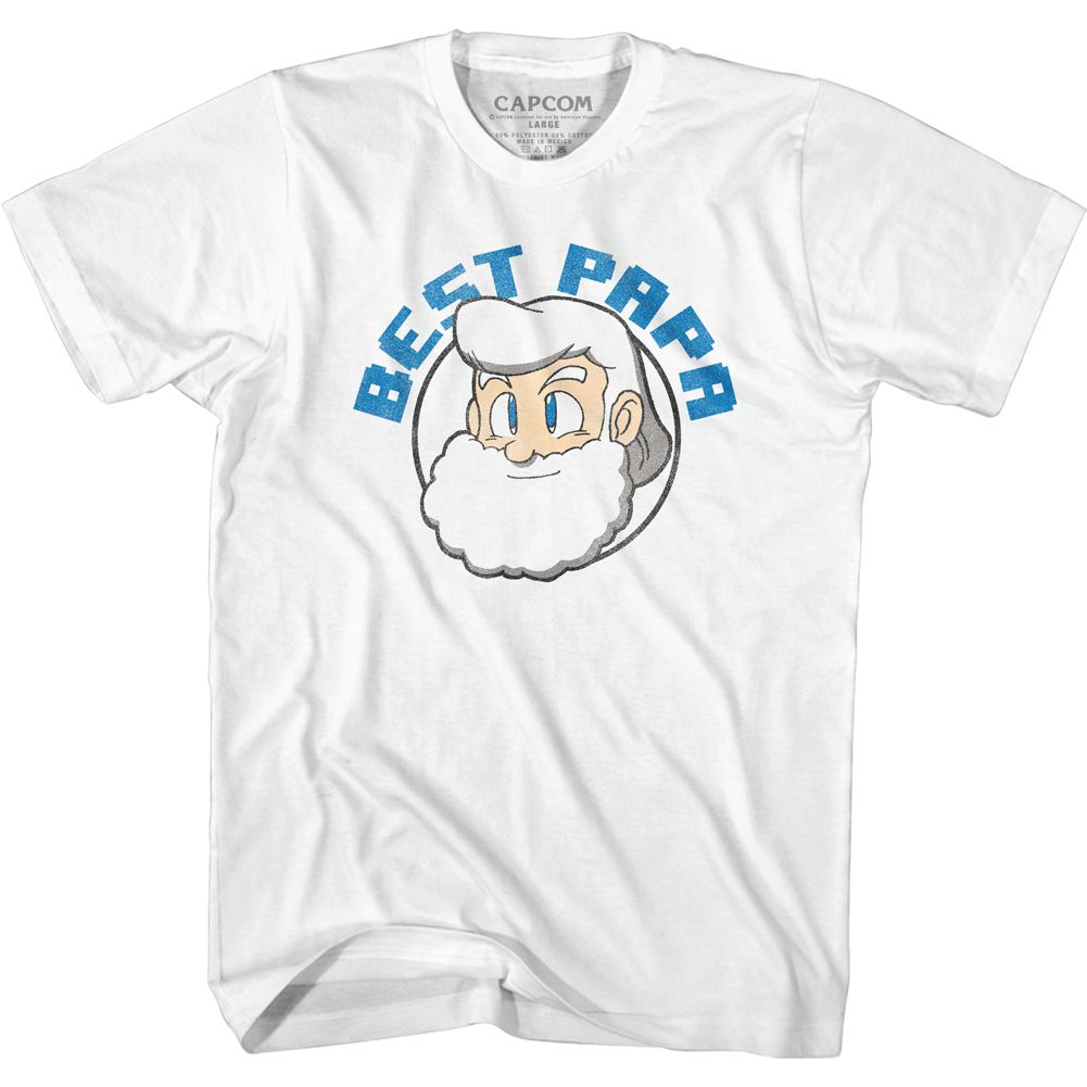 Mega Man - Best Papa - Short Sleeve - Adult - T-Shirt