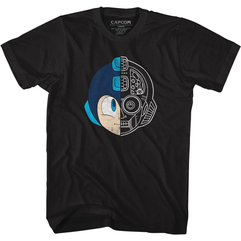 Mega Man - Mega Head - Short Sleeve - Adult - T-Shirt