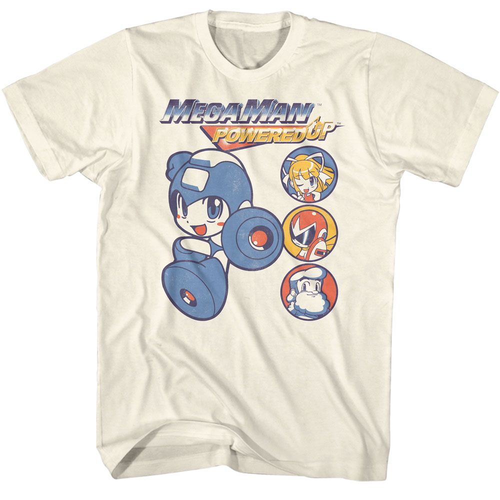 Mega Man - Crew Circles - Short Sleeve - Adult - T-Shirt