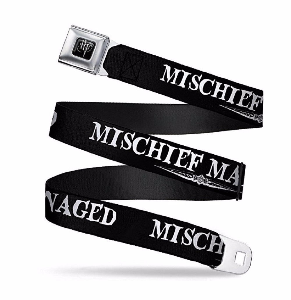 Harry Potter Mischief Managed Seatbelt Belt