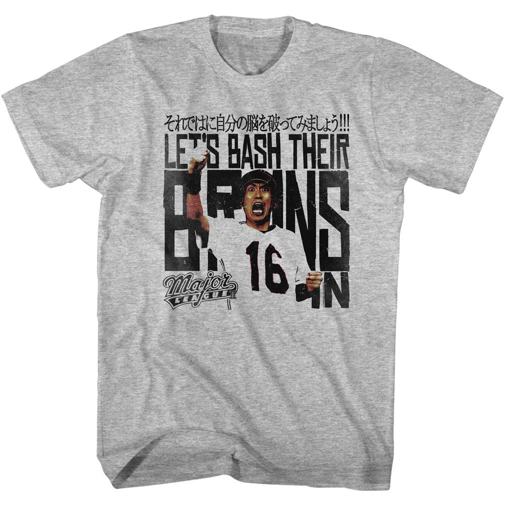 Major League - Tataki Mashou - Short Sleeve - Heather - Adult - T-Shirt