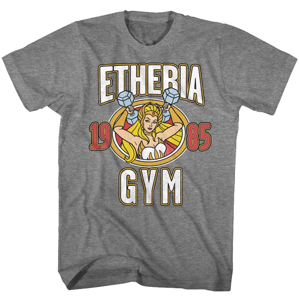 Masters Of The Universe - Etheria Gym - Short Sleeve - Heather - Adult - T-Shirt