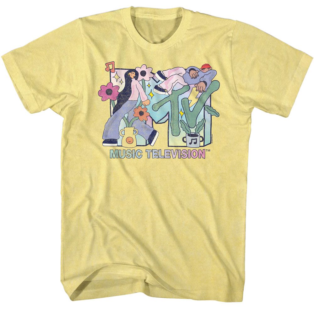 MTV - Gradient - Short Sleeve - Heather - Adult - T-Shirt