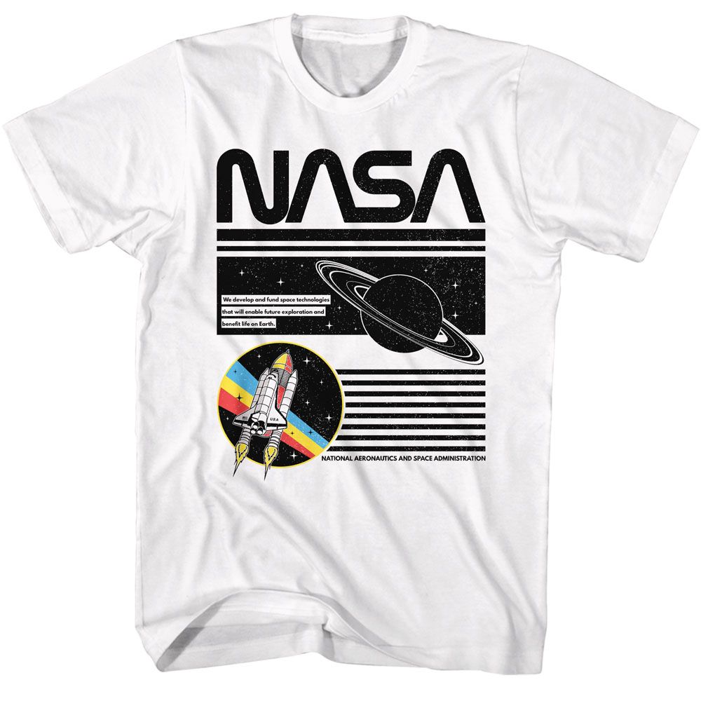 Nasa - Saturn - Short Sleeve - Adult - T-Shirt
