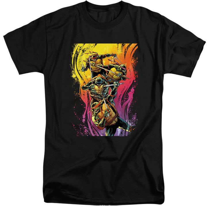 TMNT - Hot Rainbow Warriors - Adult T-Shirt