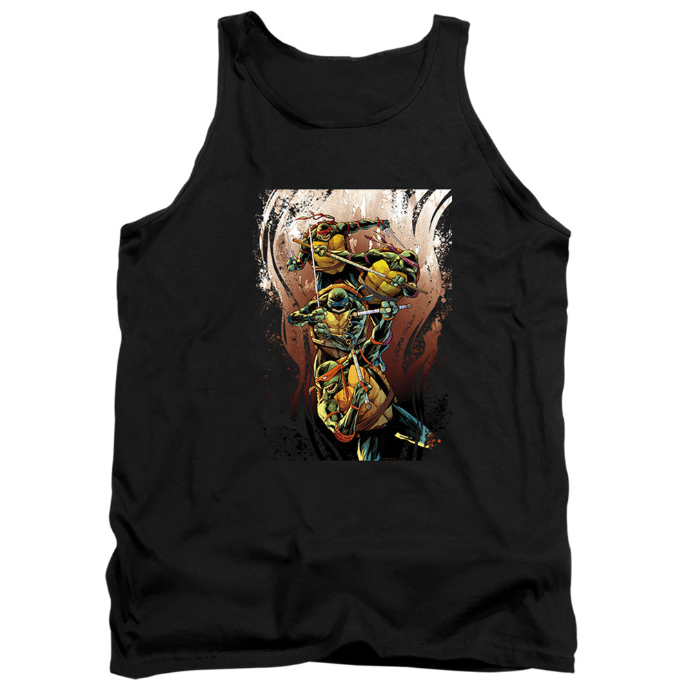 TMNT - Earthy Rainbow Warriors - Adult Tank Top