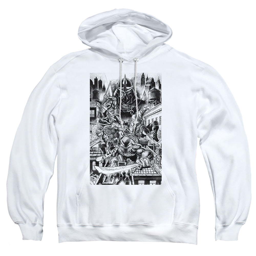 TMNT - Take Down Shredder - Adult Pullover Hoodie