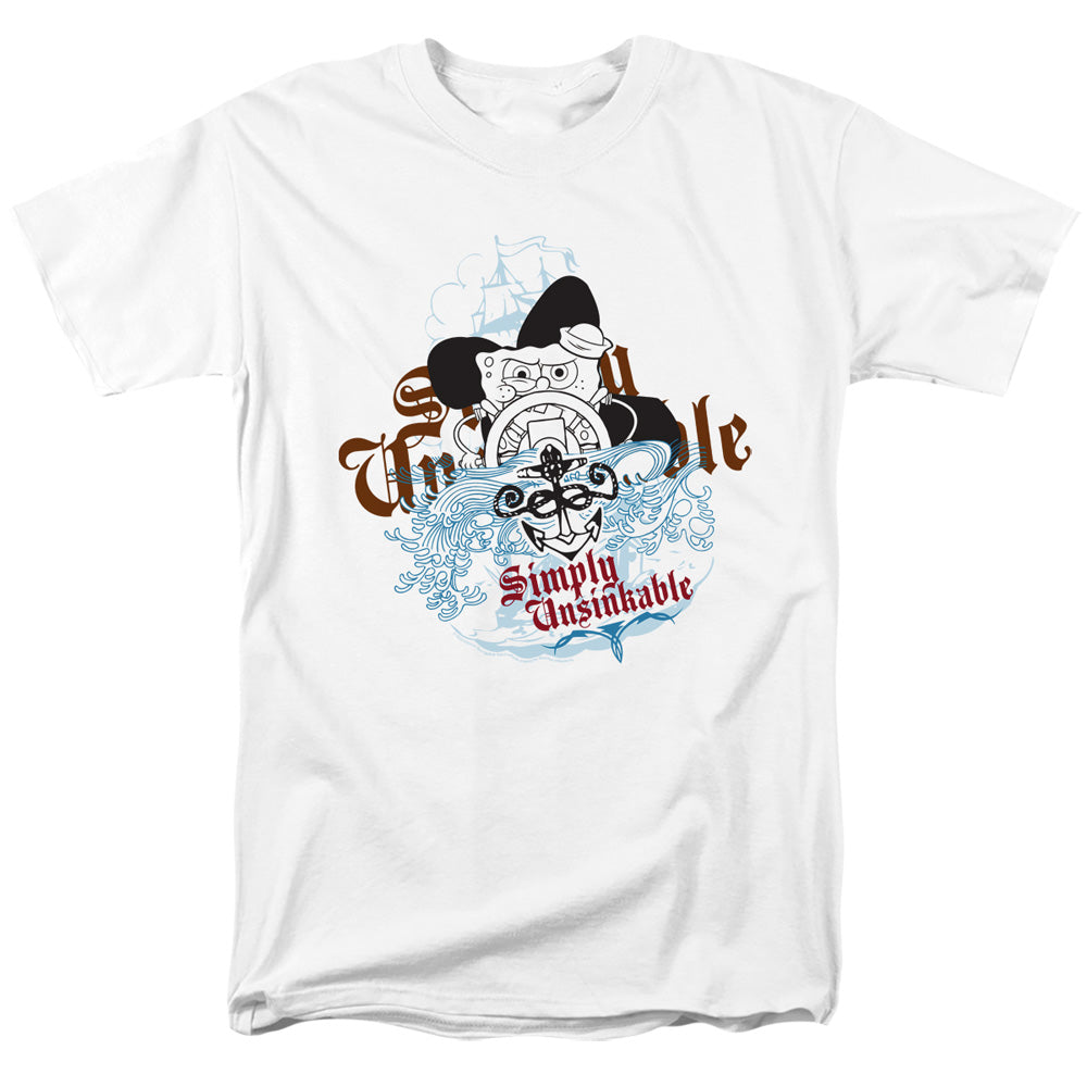 SpongeBob SquarePants - Simply Unsinkable - Adult Men T-Shirt