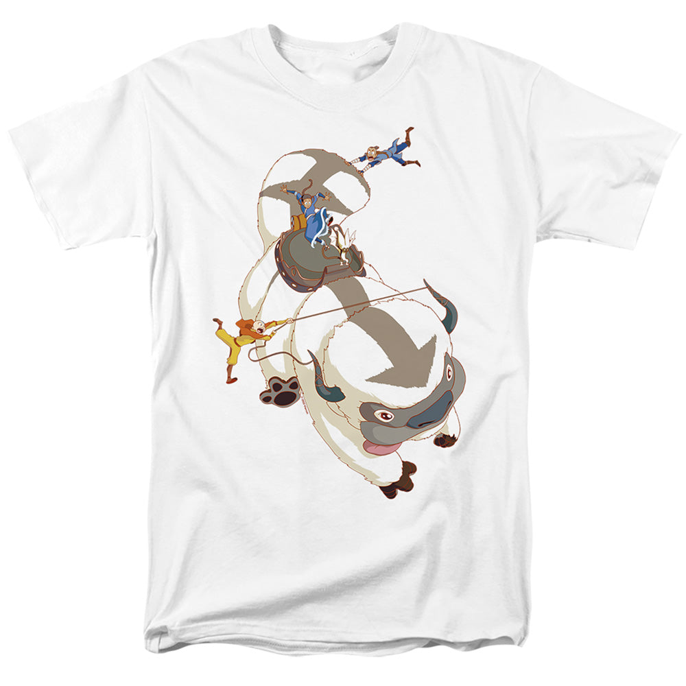 Avatar The Last Airbender - Hang On Appa - Adult Men T-Shirt