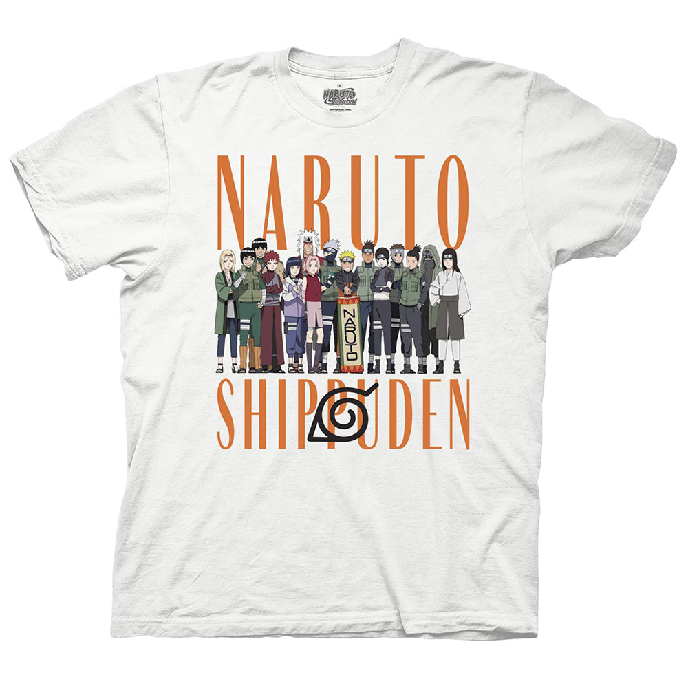 Naruto Shippuden Hidden Leaf Teams Adult T-Shirt