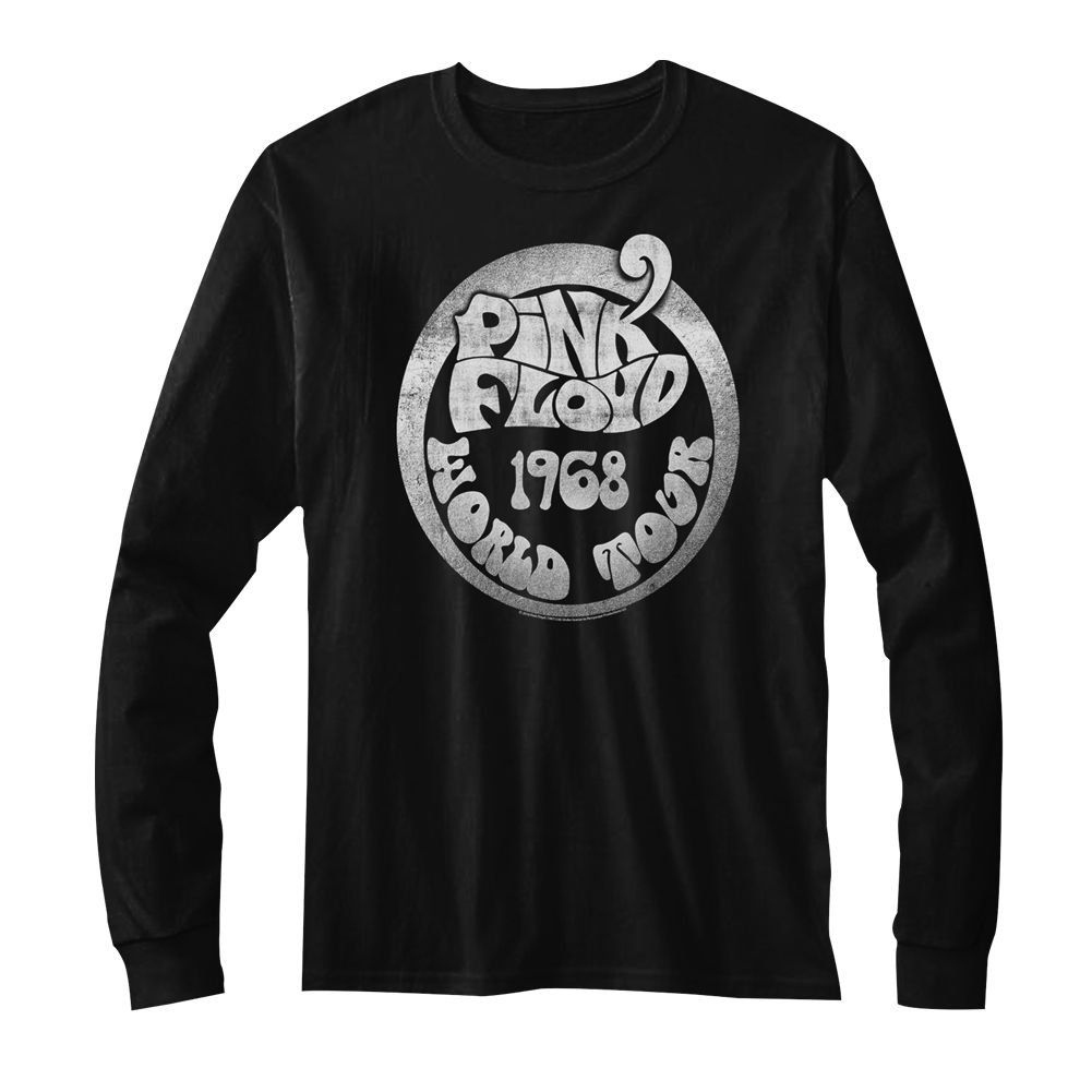 Pink Floyd - 1968 World Tour - Long Sleeve - Adult - T-Shirt