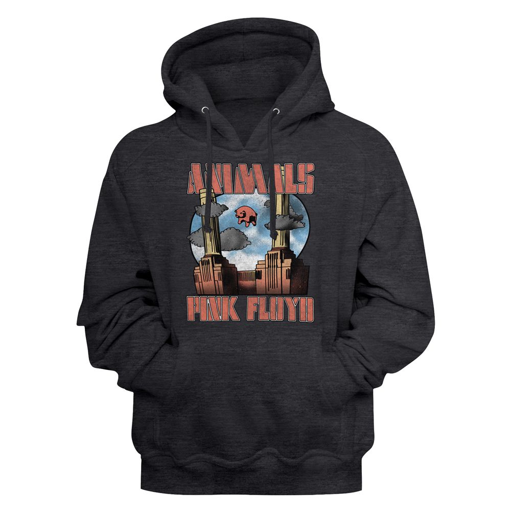 Pink Floyd - Animals - Long Sleeve - Heather - Adult - Hoodie