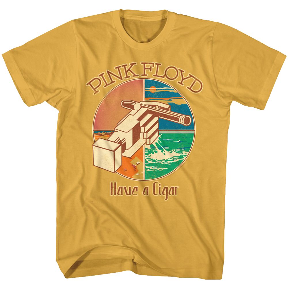 Pink Floyd - Cigar - Short Sleeve - Adult - T-Shirt