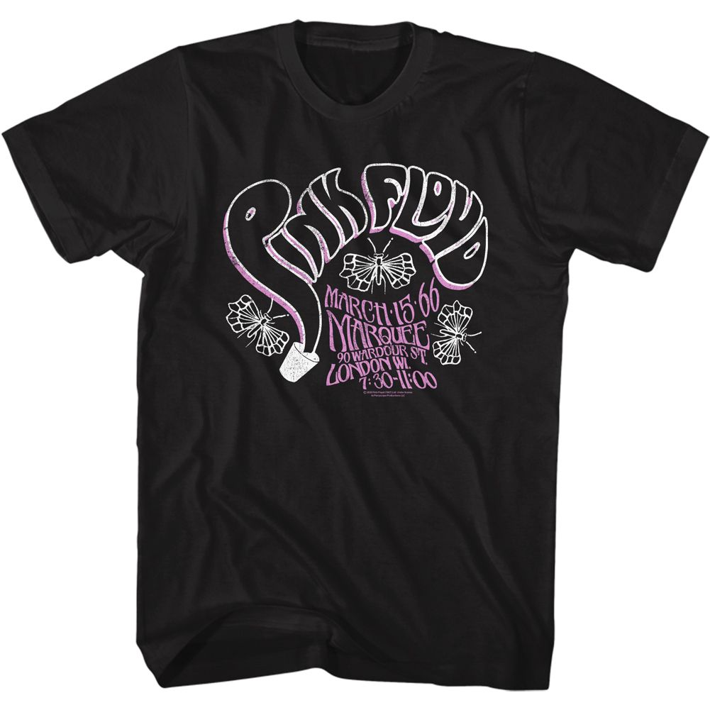 Pink Floyd - Butterflies - Short Sleeve - Adult - T-Shirt