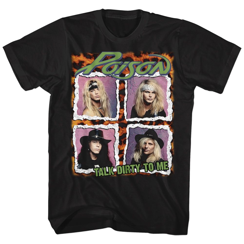 Poison - Squares - Short Sleeve - Adult - T-Shirt