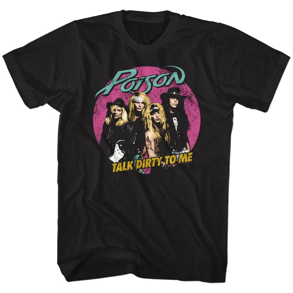 Poison - Pink Circle - Short Sleeve - Adult - T-Shirt