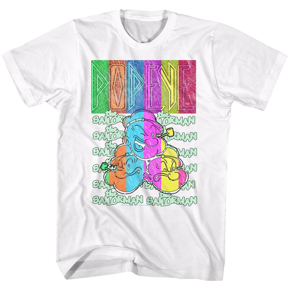 Popeye - Pop-Tri - Short Sleeve - Adult - T-Shirt