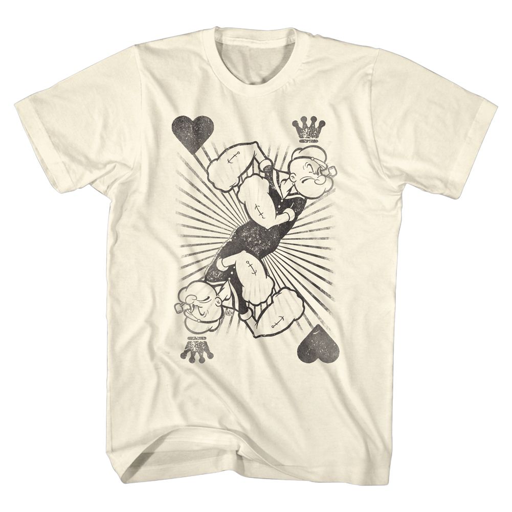 Popeye - King Of Harts - Short Sleeve - Adult - T-Shirt