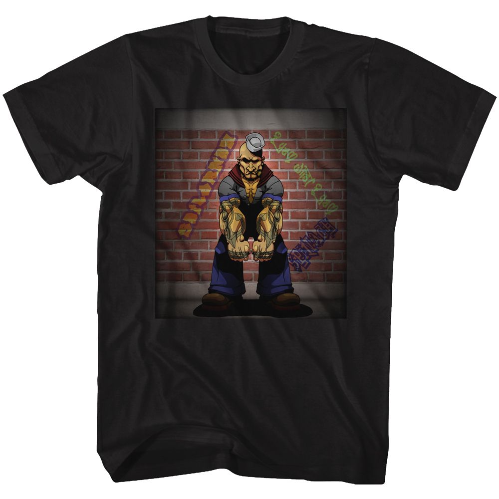 Popeye - Serious Popeye - Short Sleeve - Adult - T-Shirt