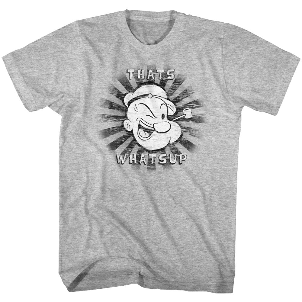 Popeye - That's Whats Up - Short Sleeve - Heather - Adult - T-Shirt