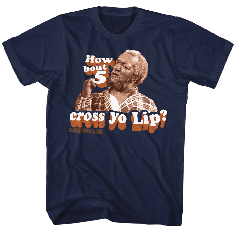 Redd Foxx - 5 Cross Yo Lips 2 - Short Sleeve - Adult - T-Shirt