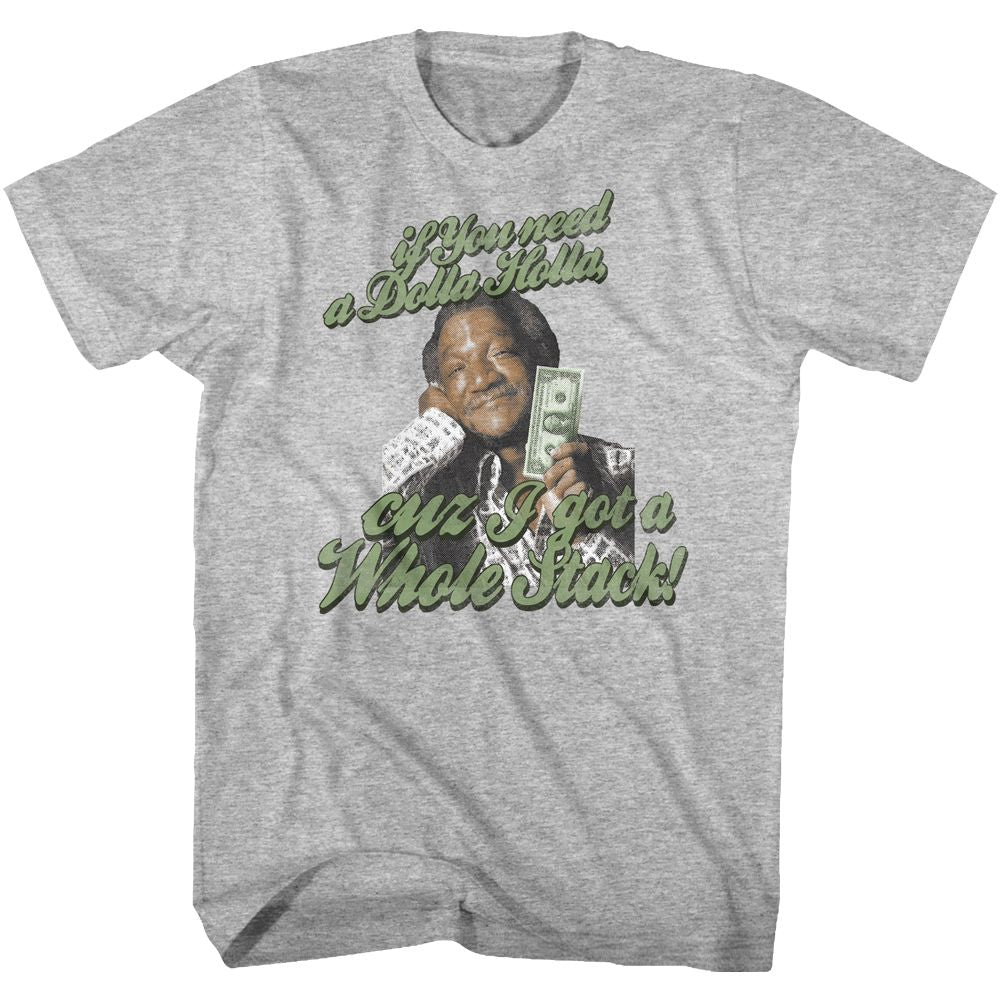 Redd Foxx - Dolla - Short Sleeve - Heather - Adult - T-Shirt