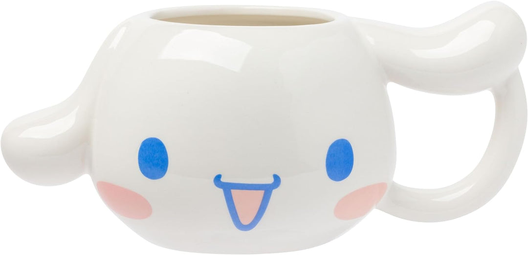 Sanrio Hello Kitty and Friends Cinnamoroll Ceramic 3D Sculpted Mug Microwave Safe 20 Ounces