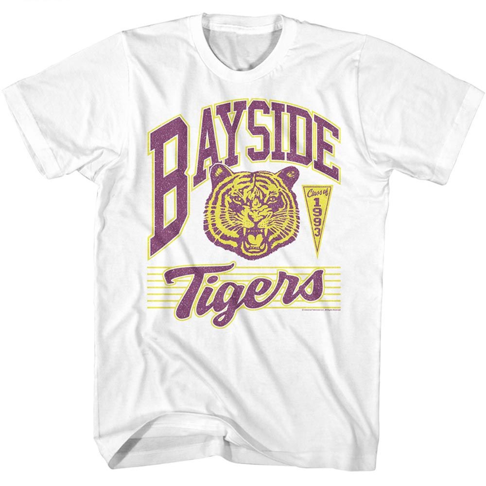 Saved By The Bell - 90s Colors Bayside - Short Sleeve - Adult - T-Shirt