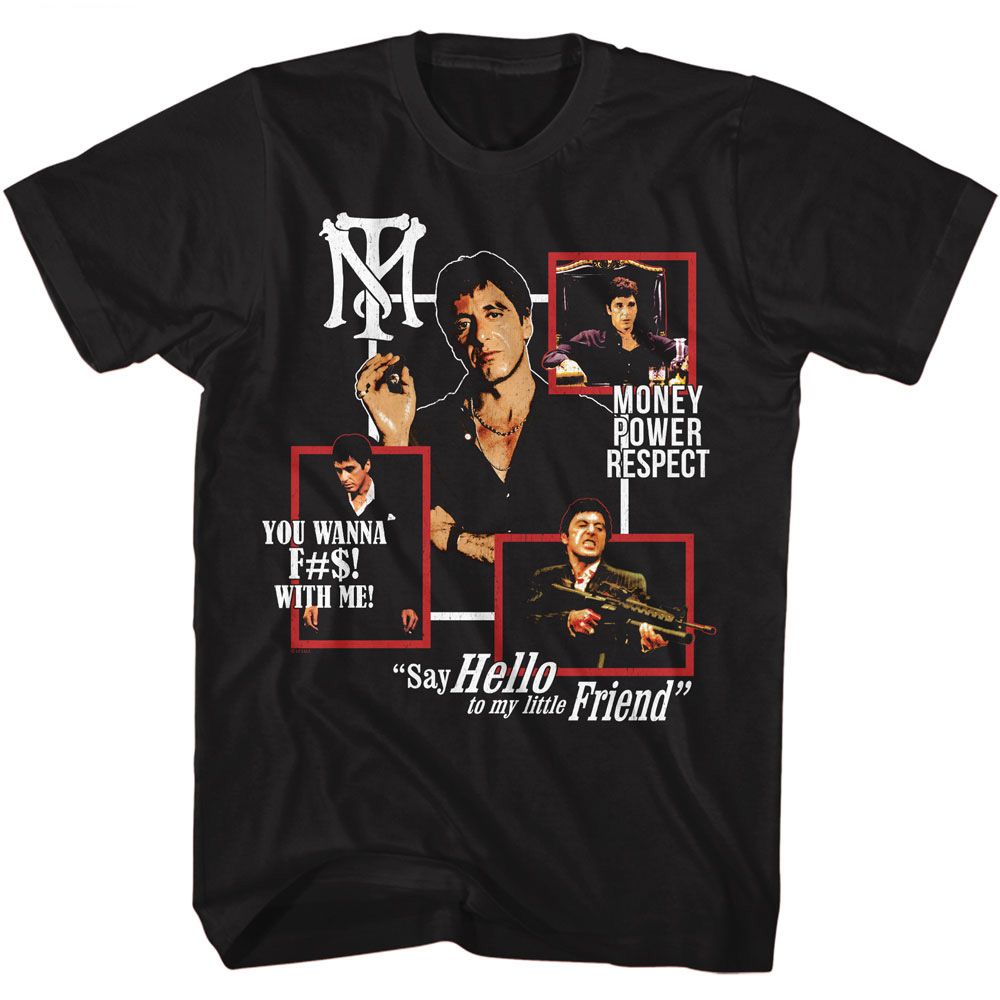 Scarface - Box Collage - Short Sleeve - Adult - T-Shirt