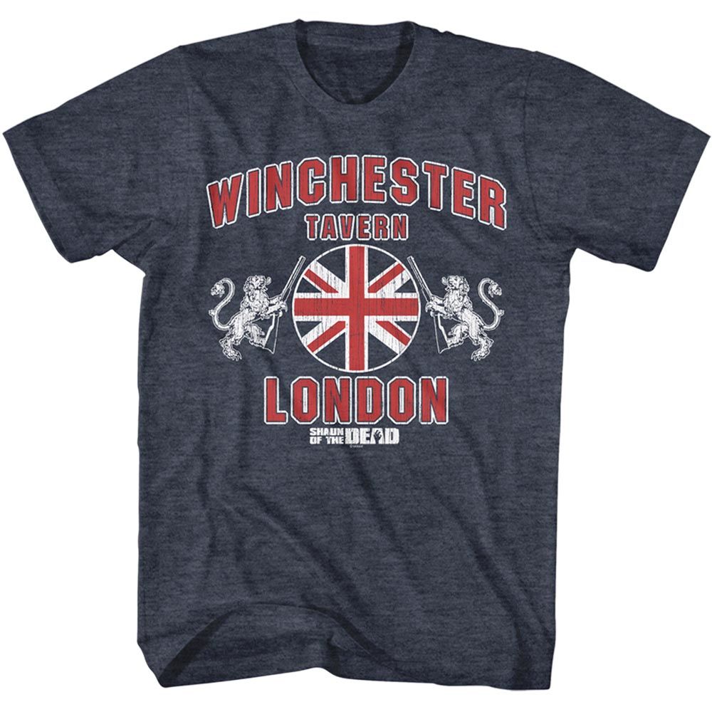 Shaun Of The Dead - Winchester London - Short Sleeve - Heather - Adult - T-Shirt